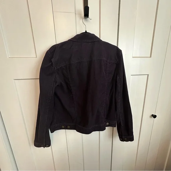 Ralph Lauren Corduroy Jean Jacket - Dark Plum - Picture 5 of 7